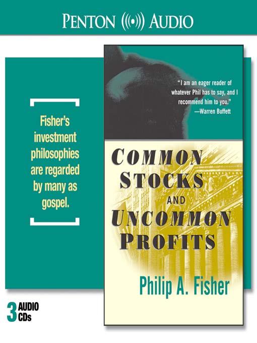 Title details for Common Stocks and Uncommon Profits by Philip A. Fisher - Available
